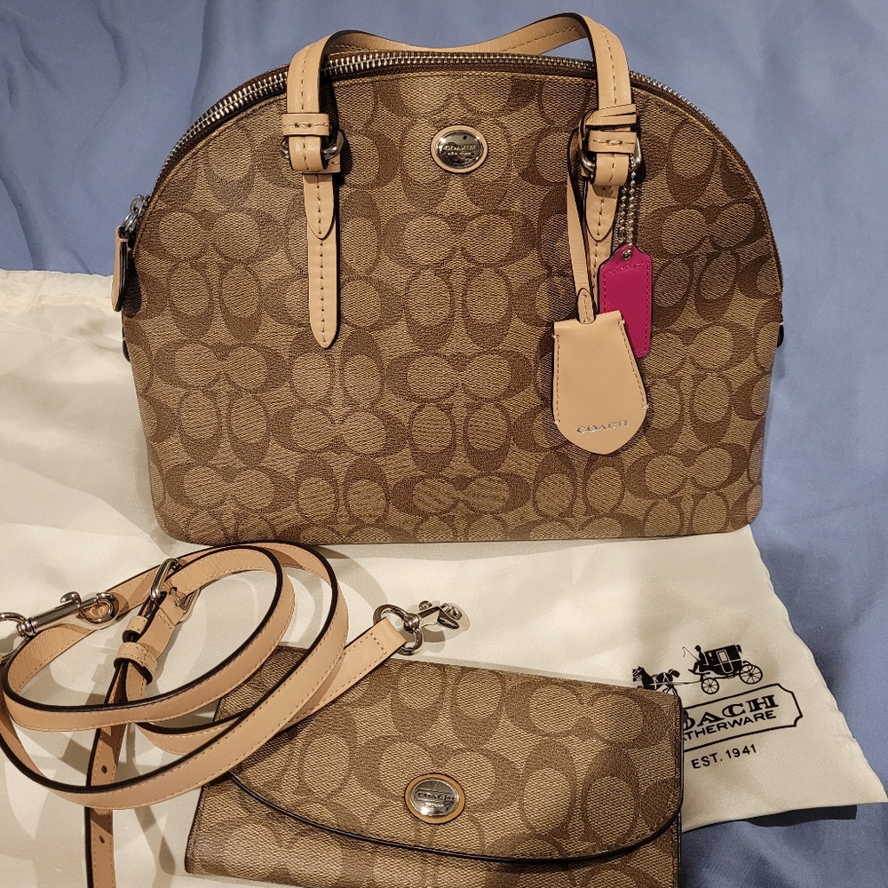 Coach bag & wallet
